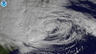 Hurrikan Sandy bildete sich im Karibischen Meer. | Bild: picture-alliance/dpa