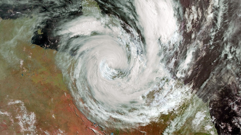 Zyklon Yasi, der stärkste tropische Wirbelsturm der australischen Zyklonsaison 2010/2011 | Bild: picture-alliance/dpa