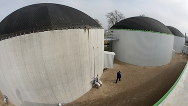 Tanks einer Biogasanlage | Bild: picture-alliance/dpa
