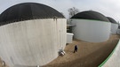 Tanks einer Biogasanlage | Bild: picture-alliance/dpa