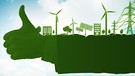 Grüner Daumen ist das beste Werbeversprechen. Unternehmen täuschen mit nachhaltigen Versprechen. Greenwashing ist oft gar nicht so einfach aufzudecken.  | Bild: picture-alliance/dpa/Zoonar | Elnur Amikishiyev
