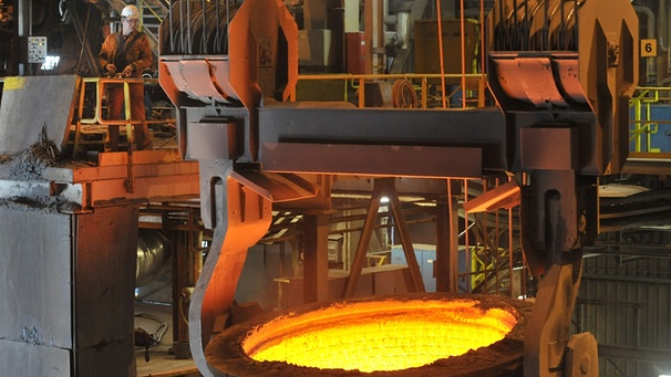 Stahlwerk Thüringen. Kann die Stahlwirtschaft vom Wasserstoff profitieren? | Bild: picture-alliance/dpa