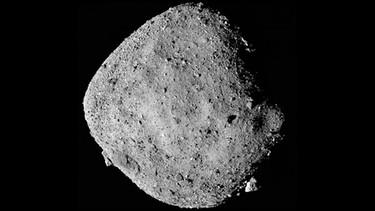 Asteroid Bennu am 2. Dezember 2019 aus 24 Kilometern Entfernung, aufgenommen von der Sonde Osiris-Rex | Bild: NASA/University of Arizona/Goddard