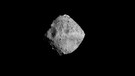 Der Asteroid Ryugu aus 40 Kilometer Entfernung, aufgenommen im Juni 2018 beim Anflug von der japanischen Sonde Hayabusa 2. An Bord der JAXA-Sonde war auch das deutsche Landegerät MASCOT, das erfolgreich auf dem Asteroiden gelandet ist. | Bild: Hayabusa 2 Project