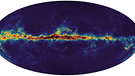 Gaia-Aufnahme des interstellaren Staubs in der Milchstraße, mit fast staubfreien Bereichenam Rand und dem sehr staubigen Teil in der Mitte. | Bild: ESA/Gaia/DPAC/CU6, N. Leclerc, P. Sartoretti and the CU6 team.