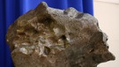 Fundstück des Meteoriten aus Untermässing | Bild: Bayerisches Landesamt für Umwelt