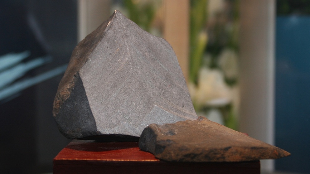 Fundstück des Meteoriten Neuschwanstein II | Bild: Bayerisches Landesamt für Umwelt