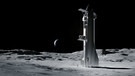 Konzept für eine Mondlandefähre von SpaceX | Bild: SpaceX