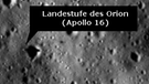 Fotos vom Landeplatz der Mondmission Apollo 16 mit sichtbarer Landestufe, aufgenommen vom LRO. Waren die Astronauten wirklich auf dem Mond? War es nicht nur alles eine große Täuschung? Die Mondsonde LRO fotografierte die Landeplätze - seht selbst! | Bild: NASA