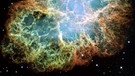 Der Krebsnebel (Crab Nebula, M1) ist ein Supernova-Überrest | Bild: NASA