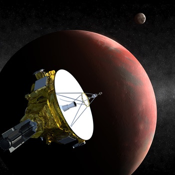 New Horizons vor Pluto (künstlerische Darstellung) | Bild: NASA