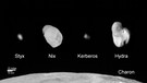 Charon und die kleinen Monde Plutos | Bild: NASA/JHUAPL/SwRI