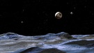Künstlerische Darstellung der Oberfläche von Pluto | Bild: NASA