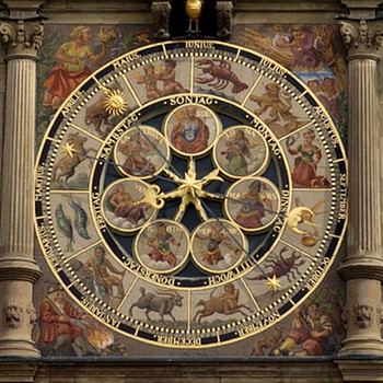 Die astronomische Uhr am Rathaus von Heilbronn stammt aus dem Jahr 1580. Sie zeigt an, in welchem Sternzeichen die Sonne steht. Allerdings nach der antiken Einteilung der Sternbilder, die heute in der Astronomie nicht mehr gültig ist. | Bild: picture-alliance/dpa