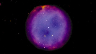 Der Eulennebel ist ein schönes Exemplar eines Planetarischen Nebels. Sie finden ihn im Sternbild Großer Bär - etwa in der Nähe des Sterns Merak. (M97, NGC 3587). | Bild: Observatorium Wendelstein der Universitäts-Sternwarte München