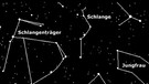 Umliegende Sternbilder um die Formation Skorpion (Scorpius) | Bild: BR, SkyObserver