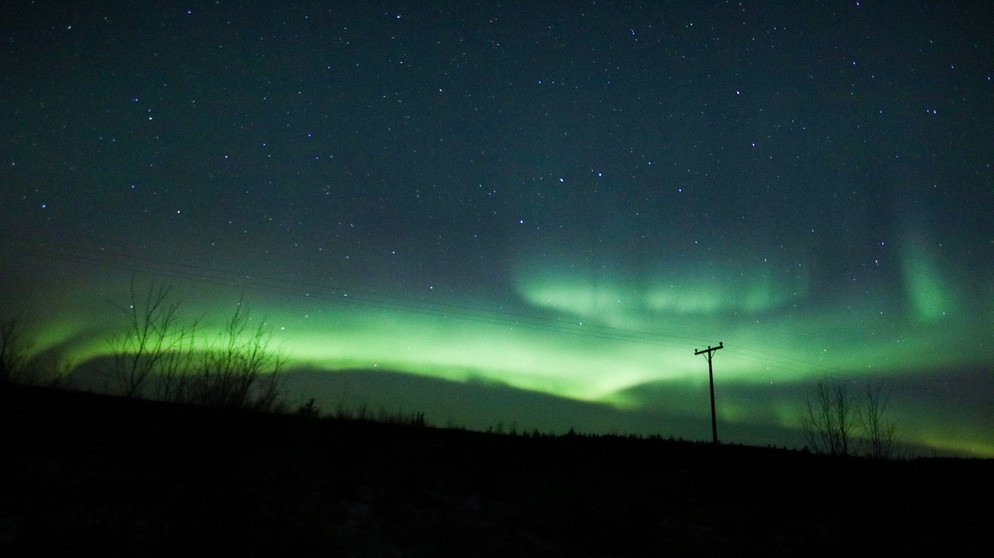 Polarlichter im Oktober 2019 über Rovaniemi in Norwegen, fotografiert von Jörg Hoff | Bild: Jörg Hoff