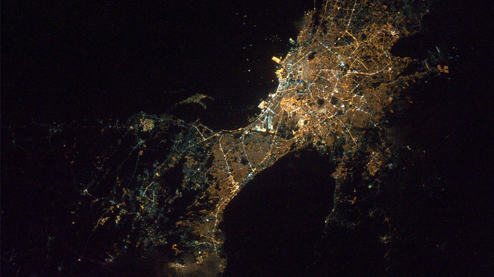 Manila bei Nacht | Bild: ESA/NASA
