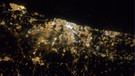 Tel Aviv bei Nacht | Bild: ESA/NASA