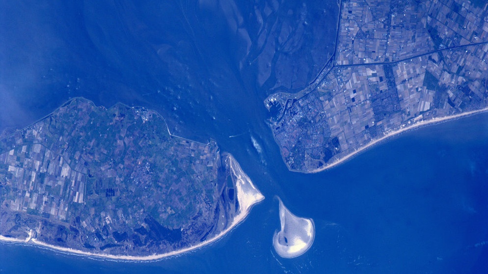 Die Insel Texel und Nord-Holland | Bild: ESA/NASA