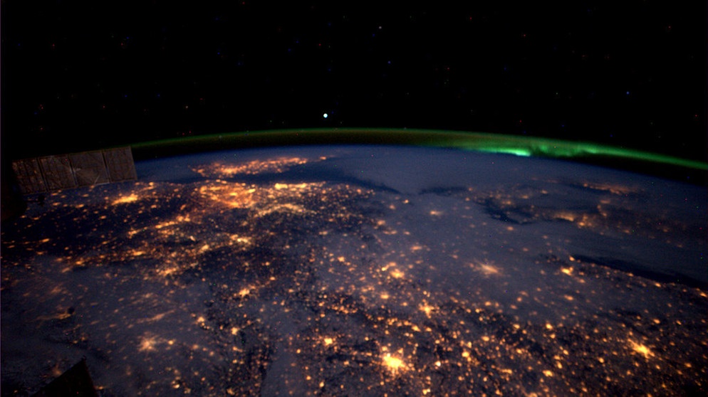 West-Europa bei Nacht | Bild: ESA/NASA