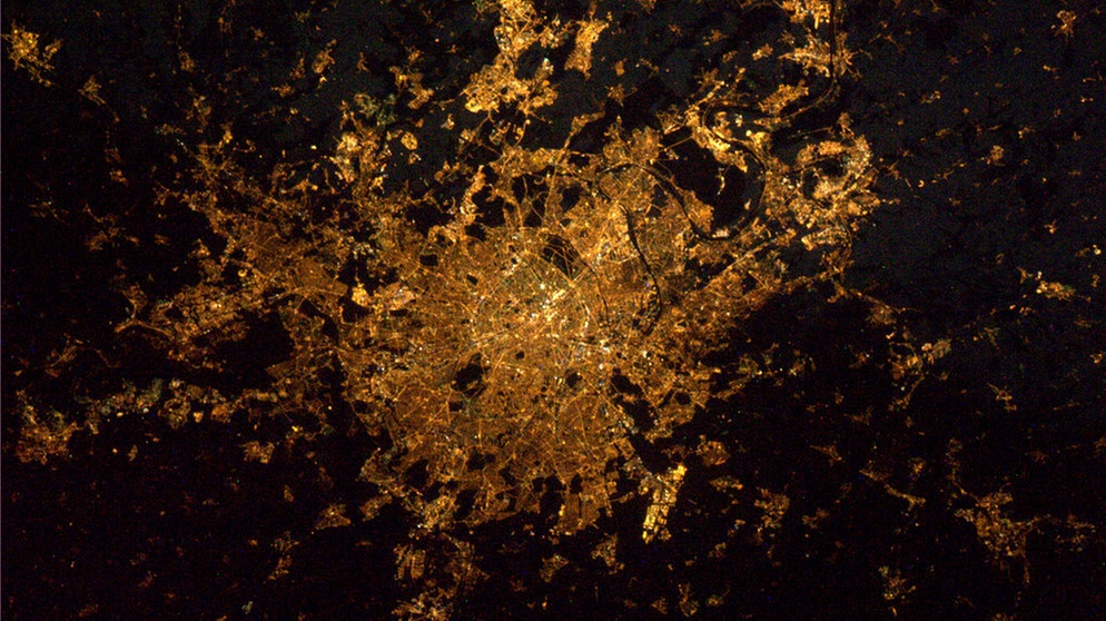 Paris bei Nacht | Bild: ESA/NASA