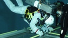 Alexander Gerst beim Unterwassertraining in der Neutral Buoyancy Facility | Bild: ESA - H. Rueb