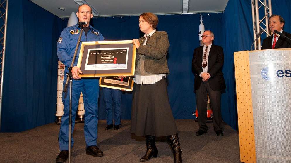 Astronaut Alexander Gerst schließt sein Basistraining ab | Bild: ESA - S. Corvaja