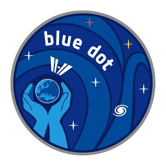 Logo der Mission "Blue Dot" von Astronaut Alexander Gerst | Bild: ESA