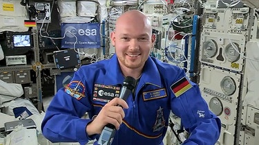 Alexander Gerst auf der Internationalen Raumstation ISS | Bild: picture-alliance/dpa