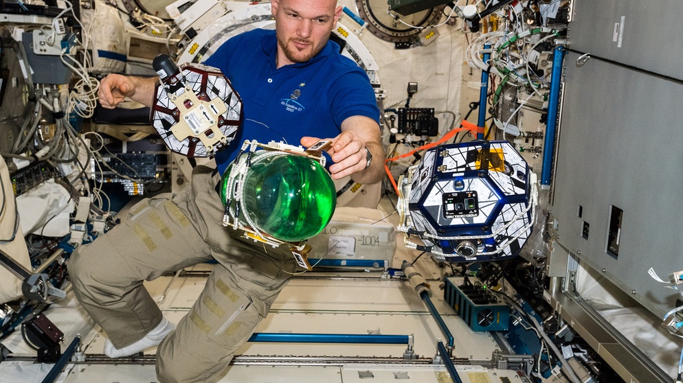 ESA-Astronaut Alexander Gerst im Jahr 2018 während seines Aufenthalts auf der internationalen Raumstation | Bild: NASA/ESA