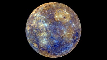 Merkur, aufgenommen von Messenger | Bild: NASA / JHU Applied Physics Lab / Carnegie Inst. Washington