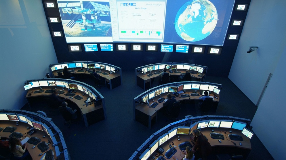 Columbus-Kontrollzentrum in Oberpfaffenhofen bei der DLR | Bild: DLR