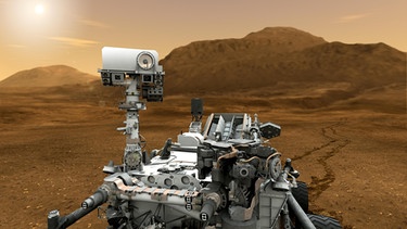 Curiosity auf dem Mars | Bild: picture-alliance/dpa