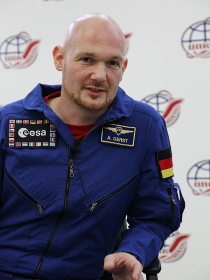 Alexander Gerst beim Kosmonauten-Training im Januar 2018 | Bild: dpa-Bildfunk