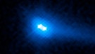 Zwei Asteroriden, die einander umkreisen, fotografiert vom Weltraumteleskop Hubble | Bild: NASA, ESA, and J. Agarwal (Max Planck Institute for Solar System Research)