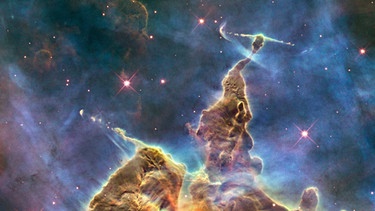 Aufnahme des Carinanebels | Bild: NASA, ESA, E. Livio and the Hubble 20th Anniversary Team
