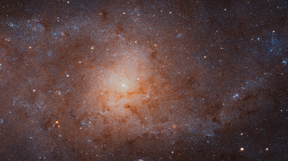 Triangulumgalaxie, auch bekannt als Messier 33 | Bild:  NASA, ESA, and M. Durbin, J. Dalcanton, and B. F. Williams (University of Washington); CC BY 4.0