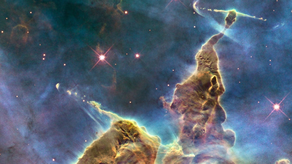 Carinanebel, aufgenommen von Hubble | Bild: NASA, ESA, M. Livio and the Hubble 20th Anniversary Team (STScI)