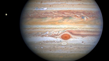 Jupiter, aufgenommen vom Weltraumteleskop Hubble | Bild: NASA, ESA, STScI, A. Simon (Goddard Space Flight Center), M.H. Wong (University of California, Berkeley), and the OPAL team