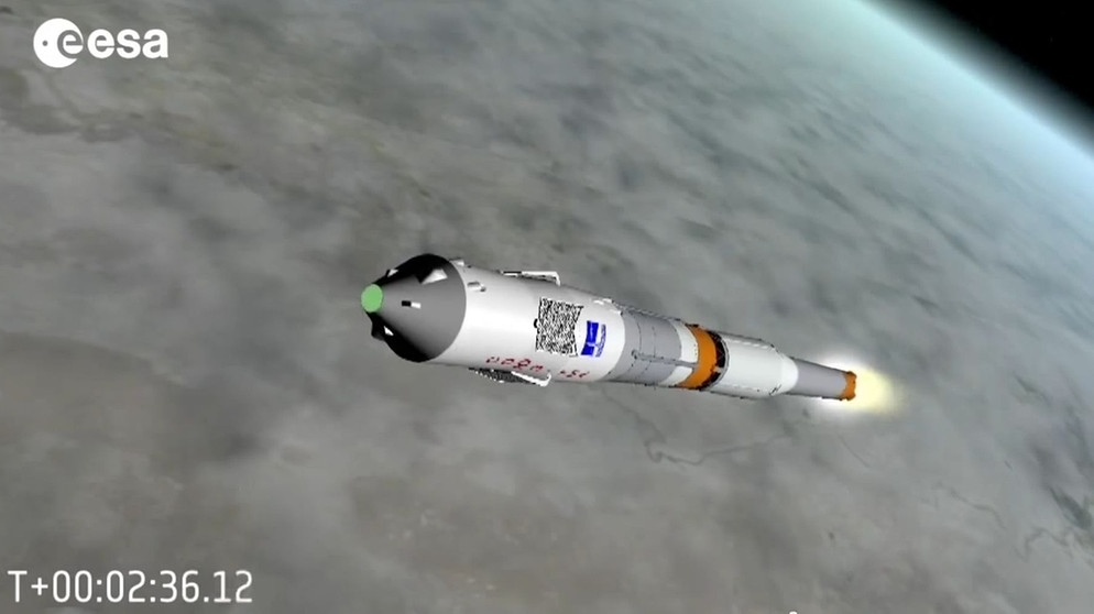 Sojus-Rakete: Antrieb durch 2. Stufe | Bild: ESA