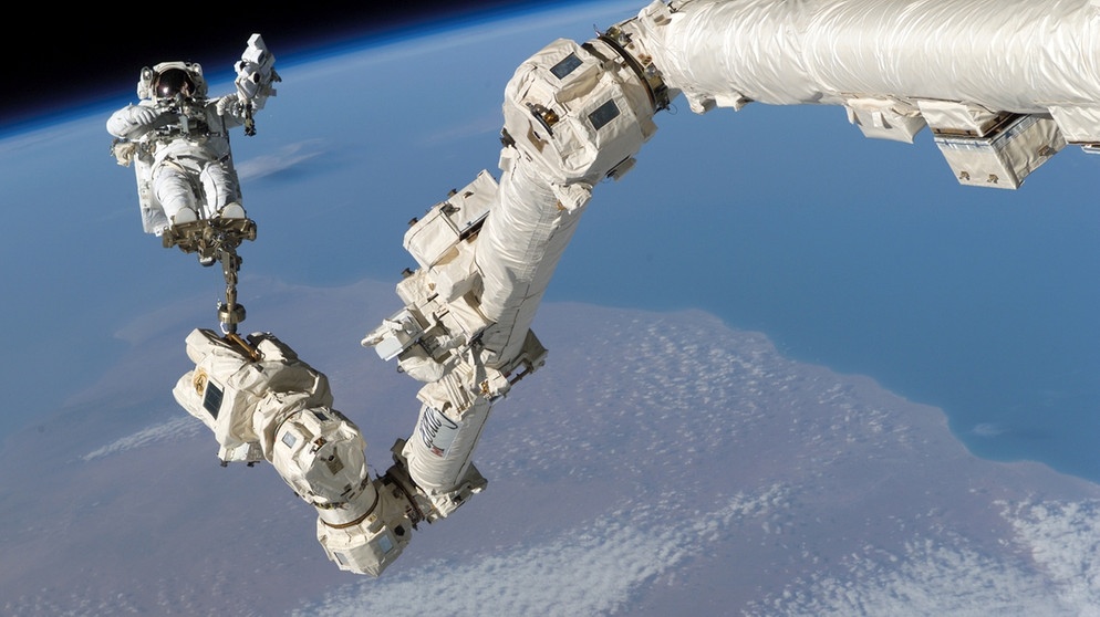 Der Arm der ISS: Canadarm 2  | Bild: NASA