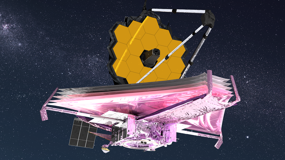 James Webb-Teleskop (Illustration) | Bild: NASA  