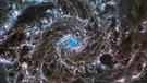 Das James Webb-Weltraumteleskop hat eine Aufnahme des Zentrums der Galaxie M74 gemacht, die auch als "Phantom-Galaxie" bekannt ist.  | Bild: ESA/Webb, NASA & CSA, J. Lee and the PHANGS-JWST Team