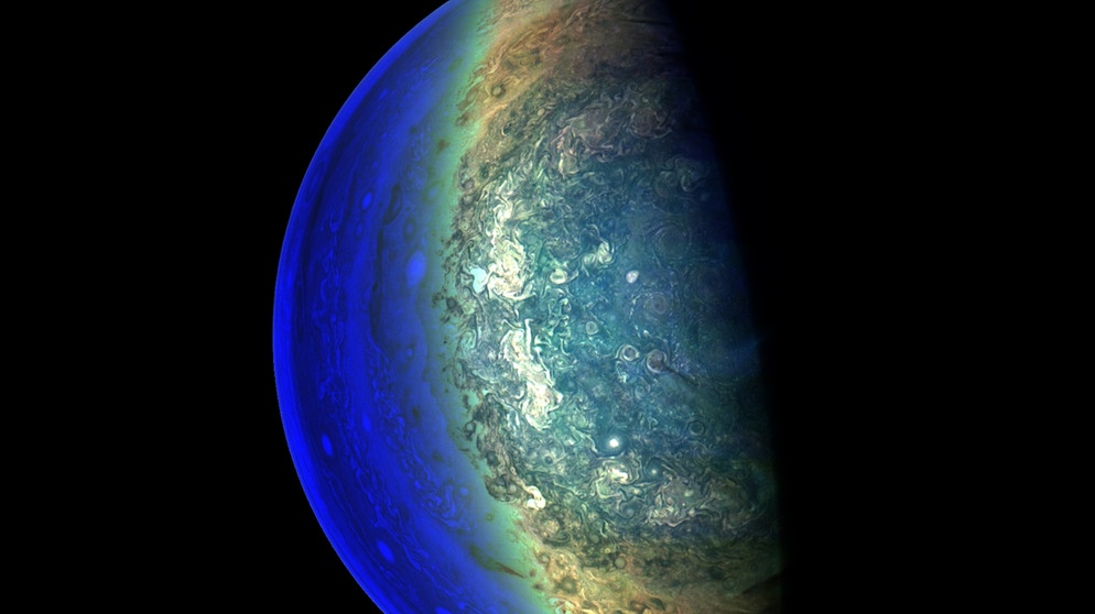 Jupiters Zwielichtzone | Bild: NASA/JPL-Caltech/SwRI/MSSS/Gerald Eichstädt