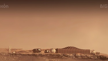 Mars Dune Alpha Habitat der NASA (Simulation) | Bild: picture alliance / ASSOCIATED PRESS | Uncredited
