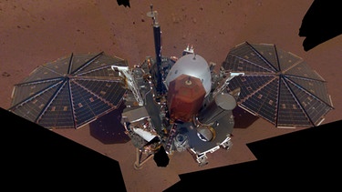Erstes "Selfie" von Mars-Sonde Insight | Bild: NASA/JPL-Caltech