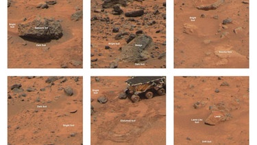 Mars-Mission Pathfinder mit Rover Sojourner | Bild: NASA