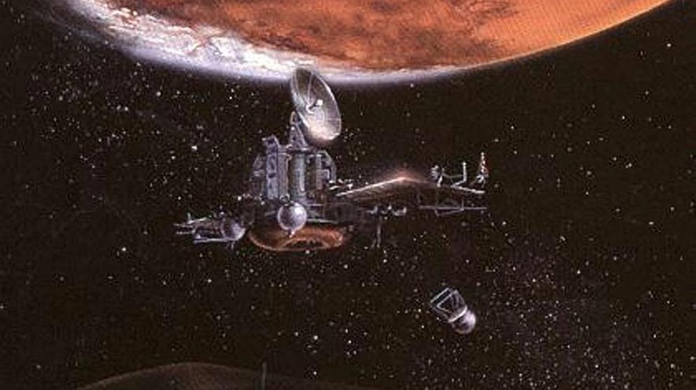 1988: das sowjetische Mars-Programm Phobos startet, hier eine Illustration | Bild: NASA