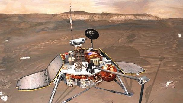 1999: Die US-amerikanische Mission Mars Polar Lander in einer Animation | Bild: NASA